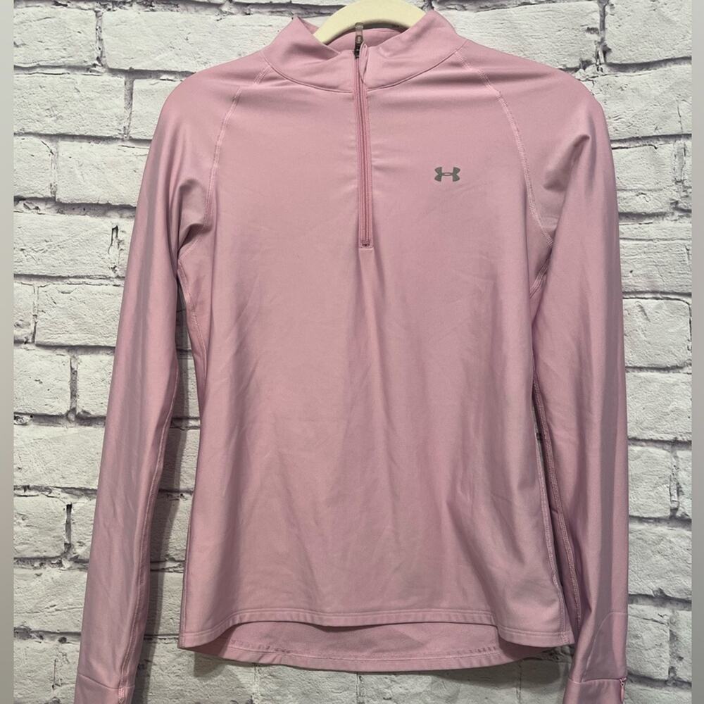 Under Armour Tech Twist Half Zip Shorts Pink Size Small